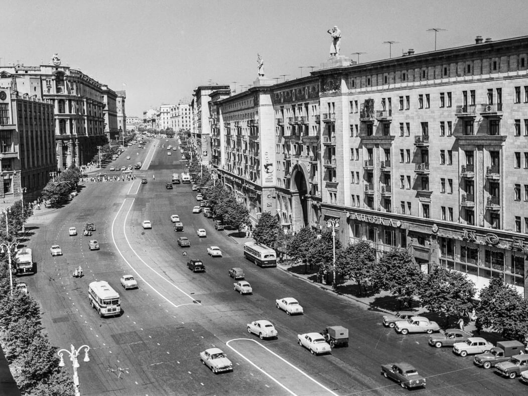 Улица Горького Москва 1963